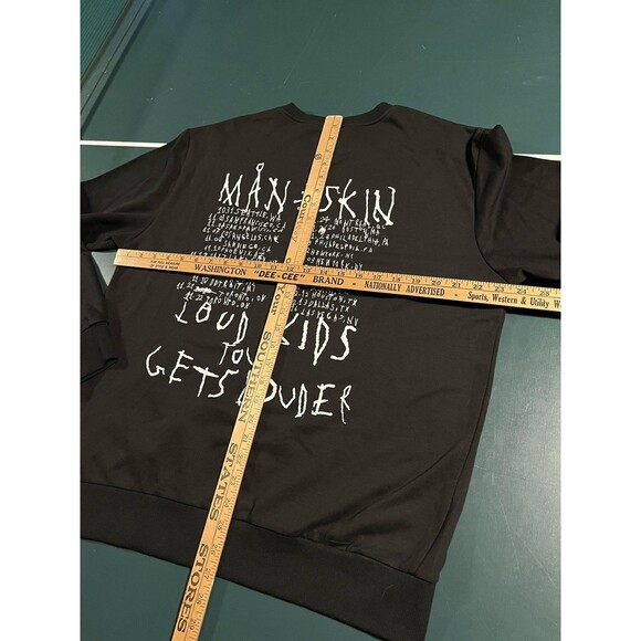 Maneskin Loud Kids Tour Gets Louder Pullover Sweatshirt LARGE Band Music Italy - Picture 6 of 6